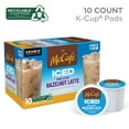 thumbnail image 3 of McCafe, ICED One Step Hazelnut Latte K-Cup Coffee Pods, 10 Count, 3 of 13