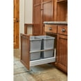 thumbnail image 3 of Rev-A-Shelf Double Pullout Kitchen Trash Can 35 qt. Rev-A-Motion, 5149-18DM-217, 3 of 13