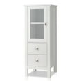 thumbnail image 2 of Langgg FCH Nordic Simple Spray Paint Single Door Two Drawer Cabinet de Toilette Blanc, 2 of 6