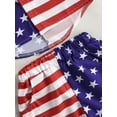 thumbnail image 6 of 4th of July Toddler Baby Boy Outfit American Flag Short Sleeve Button Down Shirt and Shorts Set Kids Fourth Of July Clothes, 6 of 7