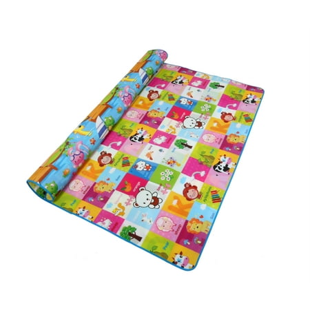 71 × 79 Inches Extra Large Baby Crawling Mat Non Toxic Baby Play Game Mat 0.2