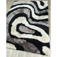 thumbnail image 2 of HR 7 X 10 HAND TUFTED SILK BRIGHT SHAGGY AREA RUG, PLEASE CHECK ALL PICTURES, 2 of 7