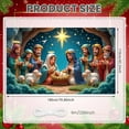 thumbnail image 2 of Decorative Design Nativity Banner Pastoral Scene Religious Theme Christmas Celebration for Church Events Holiday Decoration Family Gatherings, 2 of 9