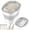 Grey/40lbs, variant on 40 Lbs Rice Storage Container with Wheels, Collapsible Airtight Rice Holder with Transparent Lid, Measuring Cup, Scoop, Handle, BPA Free Food Storage Container for Pet Food, Grain, Bird Seed