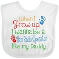 thumbnail image 3 of Inktastic Ham Radio Operator Like Daddy Boys or Girls Baby Bib, 3 of 4