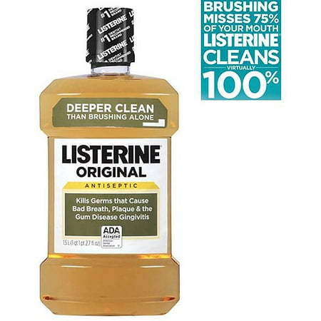Listerine Original Antiseptic Mouthwash 1.5 L