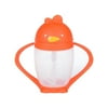 Lollaland Lollacup Straw Sippy Cup - BPA/BPS-Free, FDA-Approved - 10 Ounces/296 ml, Happy Orange