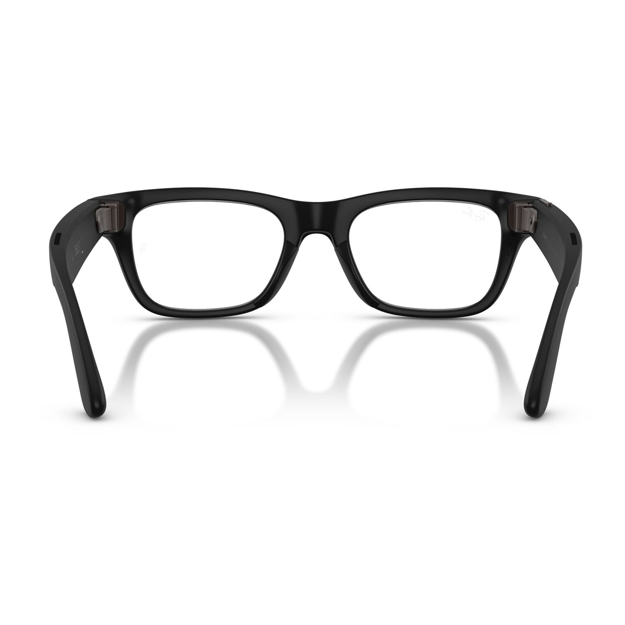 Ray-Ban AI Smart Meta Gen 2 Blayzer Optics Glasses, Matte Black/Clear Lens, Size 54