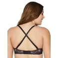 thumbnail image 3 of Paramour by Felina | Lou Seamless Push Up Bra | Lace | Tulle | Leotard Back (Black, 34DDD), 3 of 3