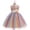 Rose Gold, variant on Herrnalise Toddler Girls Color Net Yarn Bowknot Birthday Party Flowers Gown Kids Dresses,Sales