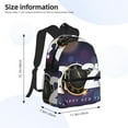 thumbnail image 3 of Daiia 2025 Happy New Year 4 School Backpack for Men Women, Unisex Large Waterproof Bookbag Schoolbag Casual Daypack for High School/College/Teens/Travel/Work Black, 3 of 8