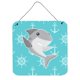 thumbnail image 1 of "Treasures Shark on Blue Nautical Metal Print, 6"" x 6"", Multicolor" Caroline's Treasures BB6940DS66, 1 of 1