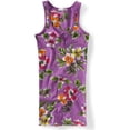 thumbnail image 1 of Camiseta sin mangas Aeropostale mujer diseño Floral morado extragrande, 1 of 1