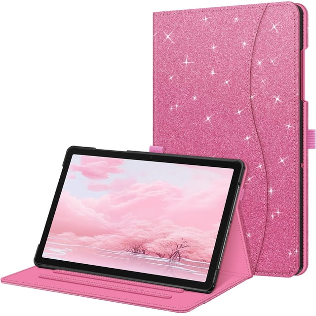 Funda Fintie para Samsung Galaxy Tab A11+/A9+ 11" Rosa con brillo