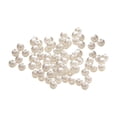 thumbnail image 4 of Cuentas Sueltas Perfecl 100x Blancas Brillantes Espaciadoras 4mm, 4 of 8