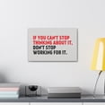 thumbnail image 6 of Inspirational Wall Art Thinking About It Motivation Wall Decor for Home Office Gym Inspiring Success Quote Print Ready to Hang Unframed, 6 of 18
