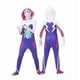 thumbnail image 1 of Spiderman Costume Adult Kids Gwen Stacy Spider Cosplay Superhero Bodysuit Jumpsuit Women, 1 of 4