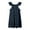 Navy, variant on Ketyyh-chn99 Kids Girls Summer Midi Dress Toddler Baby Girls Summer Dress Ruffle Sleeveless Casual Little Girl Dress Size for 5-6 Years,Pink