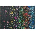 thumbnail image 2 of Elizabeth Sutton MI55B Winging It Graphic Modern Black Area Rug, 7'10"X10'0", 2 of 6
