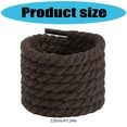 thumbnail image 3 of Solid Color Round Thickened Shoe Laces 120cm Length For Sneakers 2 Pairs Twisted Braided Shoe Strings Replacement, 3 of 8