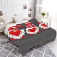 thumbnail image 3 of Flannel Throw Blanket Christmas Valentine''s Day Cute Three Gnomes Love Cozy&Soft Plush Blankets for Bed Couch Living Room Sofa Chair, 3 of 6