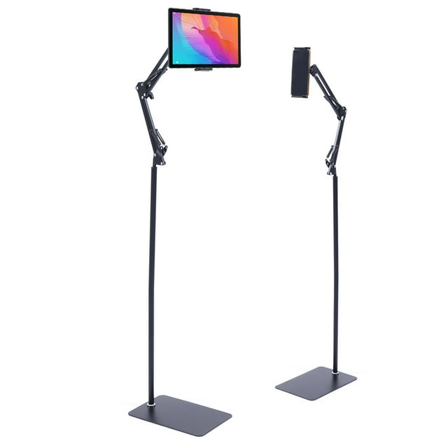 axGear Support de Tablette sur Pied Support de Téléphone Hauteur Angle Réglable Bras Long