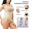 thumbnail image 3 of MISS MOLY Thong Bodysuit for Women High Waist Tummy Control Shapewear Panties Butt Lifter Firm Control Waist Trainer, 3 of 6