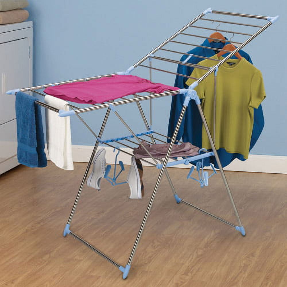 Household Essentials Expandable Clothes Drying Rack, Silver at Tractor  Supply Co.