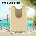 thumbnail image 3 of PADUKU 2PCS Silicone Phone Holder for Bogg Bags, Compatible Phone Case Attachment, Beach Tote Bag Accessory – Ideal Holder for Bogg & Similar Beach Bags (Almond Birch), 3 of 7