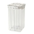 thumbnail image 2 of Vacemry Under $5 Multi Compartment Food Container, Transparent Grain Storage Jar with Airtight Lid, Kitchen Pantry Sealed Canister for Dry Food, Household Food Grade Organizer, 2 of 8