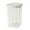 A, variant on B Multigrain Storage Container With Multiple Compartments Household Sealed Tank Food Grade Ash Proof Water Proof Grain Collection Bin 7.99X5.51X5.51 Inches 1.21 Lbs