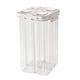 thumbnail image 2 of Contenedor multigrano de 4 compartimentos | Frasco de plástico apto para uso alimentario de gran capacidad de 3 y 4 litros | Hermético e impermeable con sello de silicona | Organización de despensa, 2 of 7