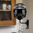thumbnail image 4 of KAKOWELY Motorcycle Helmet Rack 1Pc Practical Storage Rack Durable Helmet Rack Creative Helmet Storage Holder11.81"X4.72"X4.72", 4 of 5