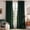 Emerald Green, variant on TOPICK Blackout Dark Slate Velvet Curtains Thermal Insulated Back Tab Drapes for Living Room and Bedroom 40"W x 84"L, 2 Panels