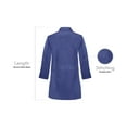 thumbnail image 4 of Panda Uniform Medical Lab Wear for Women, Doctor Coat, S, Navy, 4 of 8
