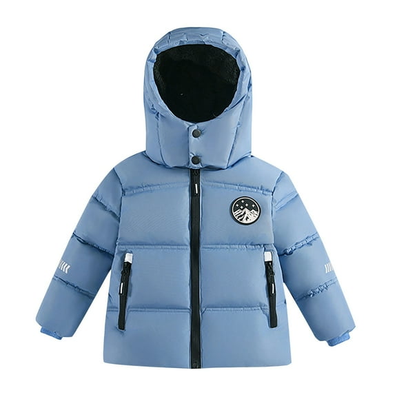 XQYLOS Boys Down Jacket Winter Heavyweight Windproof Thick Warm Insulated Hooded Coat Fleec𝖾 Lined Outerwear Cozy Outdoor Thermal Parka