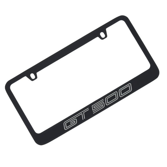 Ford GT 500 License Plate Frame (Black)