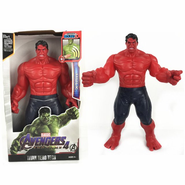Figuras de acción de los vengadores de Marvel, juguetes para niños, Hulk, Spiderman, Thanos, Pantera Negra, viuda, Venom, 30cm Fivean unisex