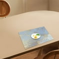 thumbnail image 4 of VBXOAE Scandinavian Style Insulated Non Slip Placemats Heat Resistant Washable PVC Dining Table Mats Hot Dishes Burn Protection Soft Texture Easy to Clean Enhance Your Dining Experience 17.7x11.8in, 4 of 6