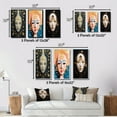 thumbnail image 4 of Designart "Pastel Pink Mask Futuristic Woman I" Woman Sci-Fi Framed Wall Art Set Of 3 - White Glam Frame Gallery Set For Office Decor, 4 of 6