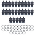 thumbnail image 1 of 25 Pcs Changeover Switch BEMLA1622XD/31F 3 Positions Selector Switch with Knob 24V for Electrical Equipment(Red ), 1 of 5