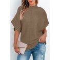 thumbnail image 5 of Redhotype Elegant Mock Neck Knit Sweater - Versatile Layering Must-Have, 5 of 6