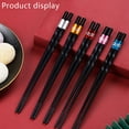 thumbnail image 3 of Creative alloy chopsticks simple non-slip Chinese Japanese chopsticks tableware set 5 pairs of family, 3 of 5
