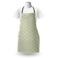 thumbnail image 3 of Flower Apron, Flourishing Country Flowers Pattern with Wild Daisy Stalks Summer Flora, Unisex Kitchen Bib with Adjustable Neck for Cooking Gardening, Adult Size, Green Yellow and Cream, by Ambesonne, 3 of 4
