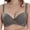 #0332-Dark Gray, variant on Womens Plus Size Underwire Bra Lightweight Lift Up Anti-Sag Push Up Full Coverage Underwear Size E Cup