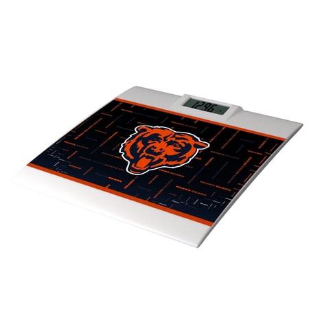 Keyscaper Chicago Bears Quadtile Design Digital Bathroom Scale Keyscaper Chicago Bears Quadtile Design Digital Bathroom Scale