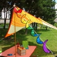 thumbnail image 4 of Molino de viento con espiral de arcoíris, colorido carillón de viento para jardín, hogar, exterior, tienda de campaña, decoración, 4 of 9