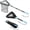 44" Full - Floating, variant on Triangle Fishing Net, Foldable, Lightweight & Strong Landing Net with Non-Slip Elastomer Handle, Built-in Elastic Lanyard and Belt Clip, Fishing Gear