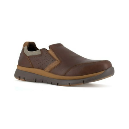 

Rockport Men s Slip-On Casual Work Shoes Steel Toe Brown 12 D(M) US