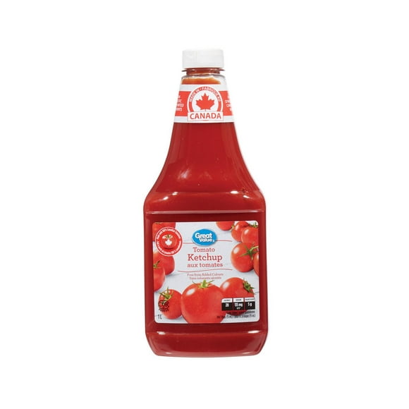 Great Value Tomato Ketchup, 1 L